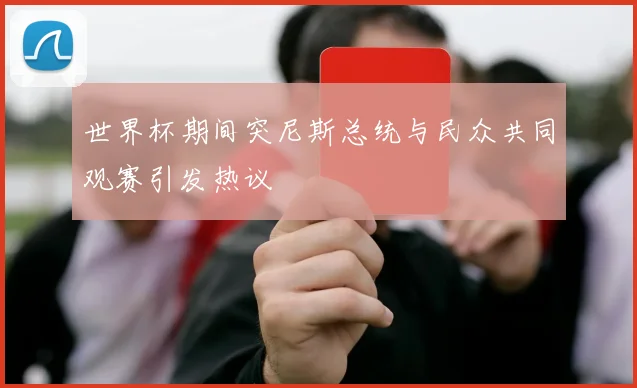 世界杯期间突尼斯总统与民众共同观赛引发热议